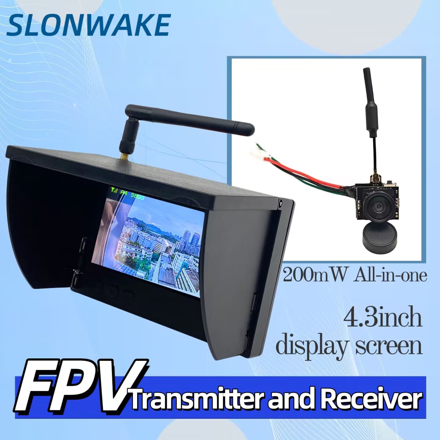 Drone Racing Transmitter - كاميرا SLONWAKE 5.8G للبث الفيديو التناظري
