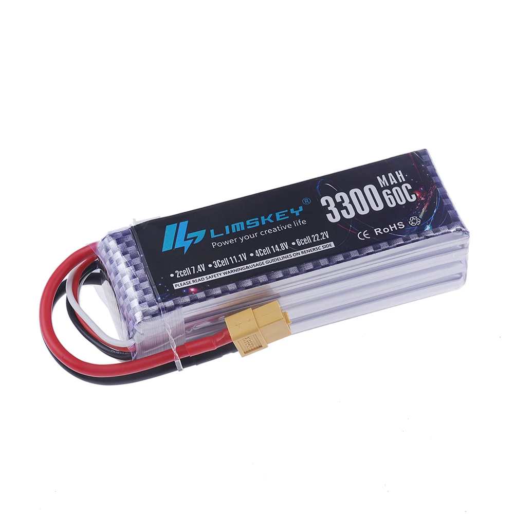 بطارية ليثيوم بوليمر 4S 14.8 ف - مراجعة Drone Racing Battery وسعره