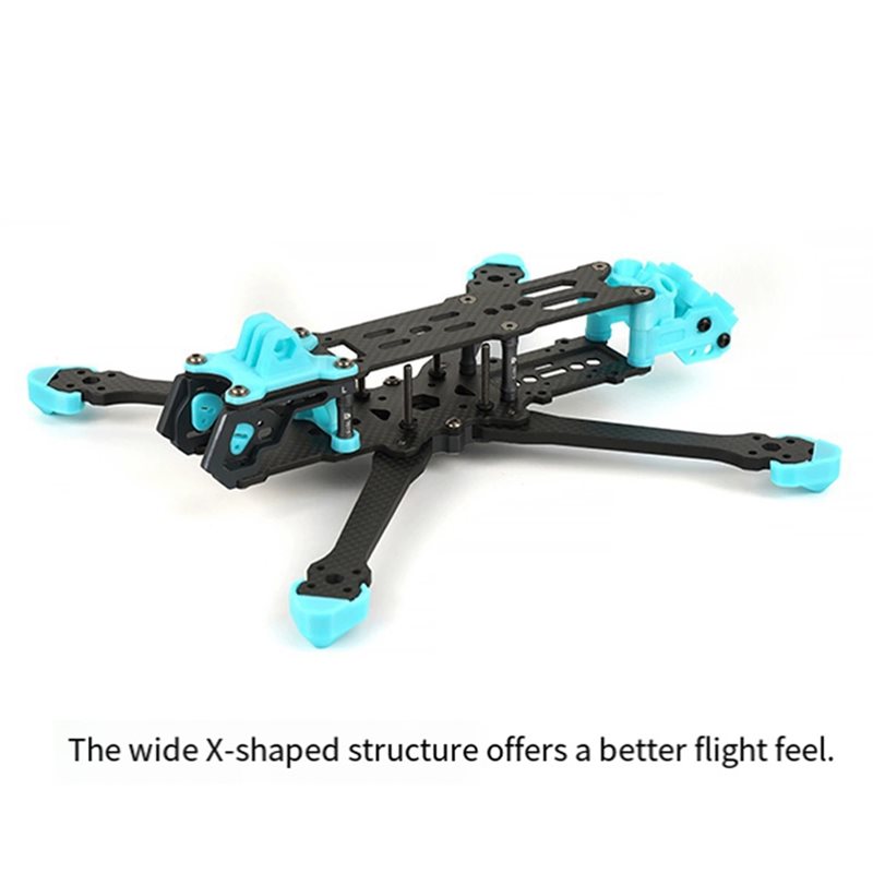 طقم إطار كربوني حقيقي من نوع X - مراجعة Drone Racing Frame وسعره