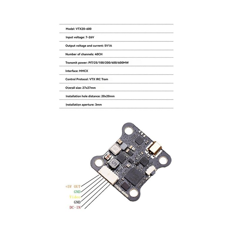 جهاز إرسال A97I-5.8G 40CH VTX  - مراجعة Drone Racing Transmitter وسعره