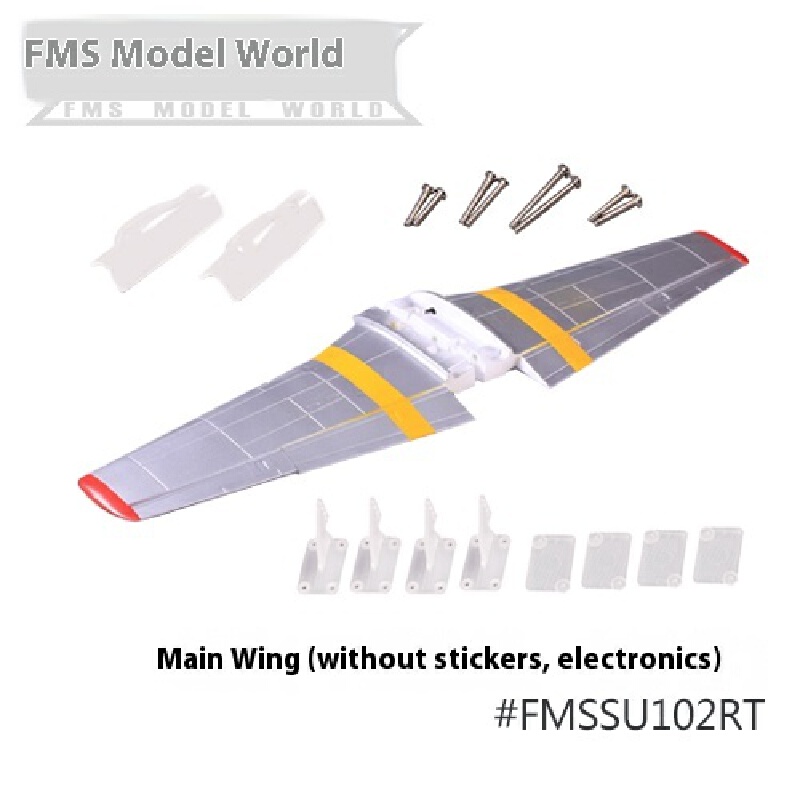 FMS P51D V8 طائرة نموذجية ذيل  - مراجعة Drone Racing Flag وسعره