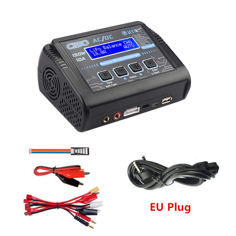 HTRC C150 150 واط 10A شاحن ذكي - مراجعة Drone Racing Charger وسعره