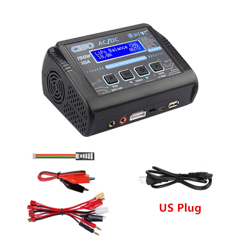 HTRC C150 150 واط 10A شاحن ذكي - مراجعة Drone Racing Charger وسعره