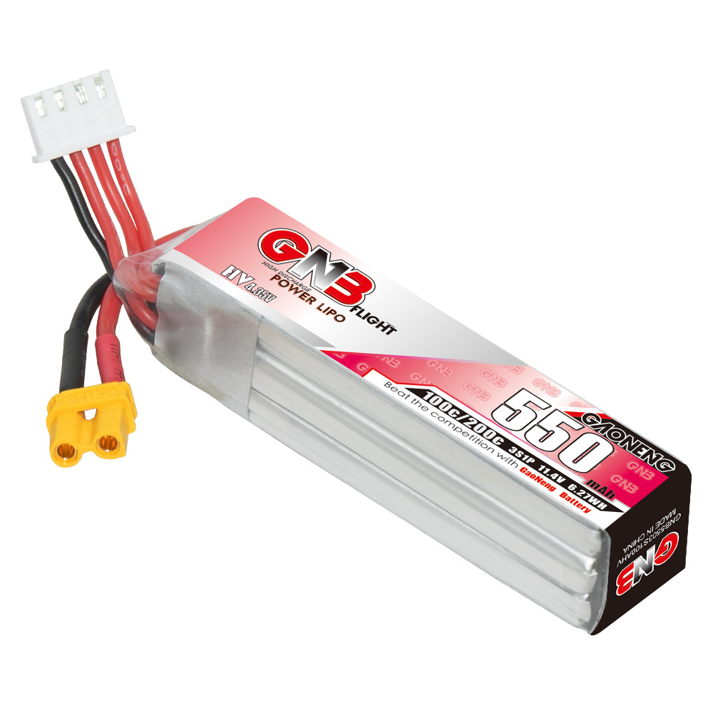 GNB HV 11.4 فولت 550 مللي أمبي - مراجعة Drone Racing Battery وسعره