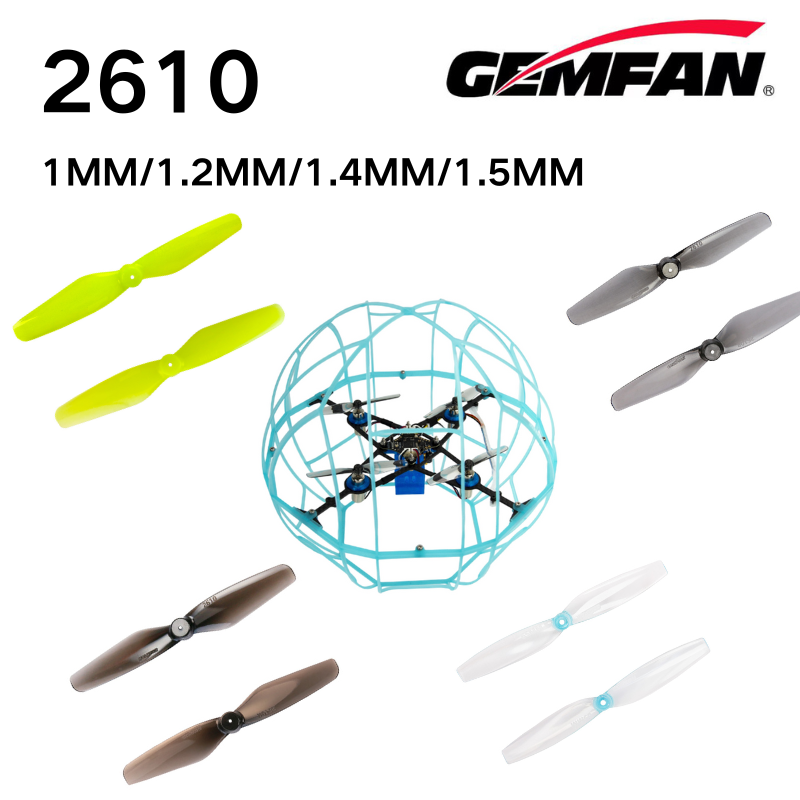 2610 الدعائم Gemfan 2.6 بوصة 2 - مراجعة Drone Racing Battery وسعره