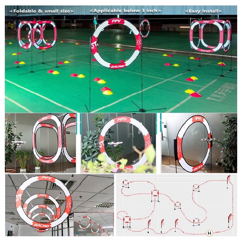 بوابة تمرير العوائق لطائرات ال - مراجعة Drone Racing Flag وسعره
