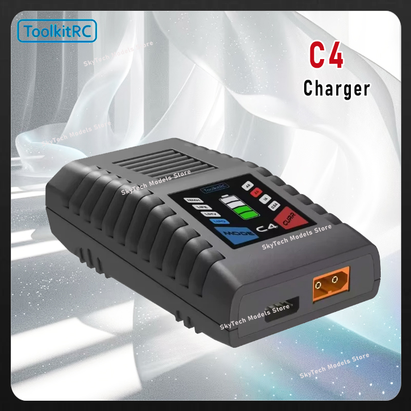 ToolkitRC C4 50 واط شاحن متواز - مراجعة Drone Racing Charger وسعره