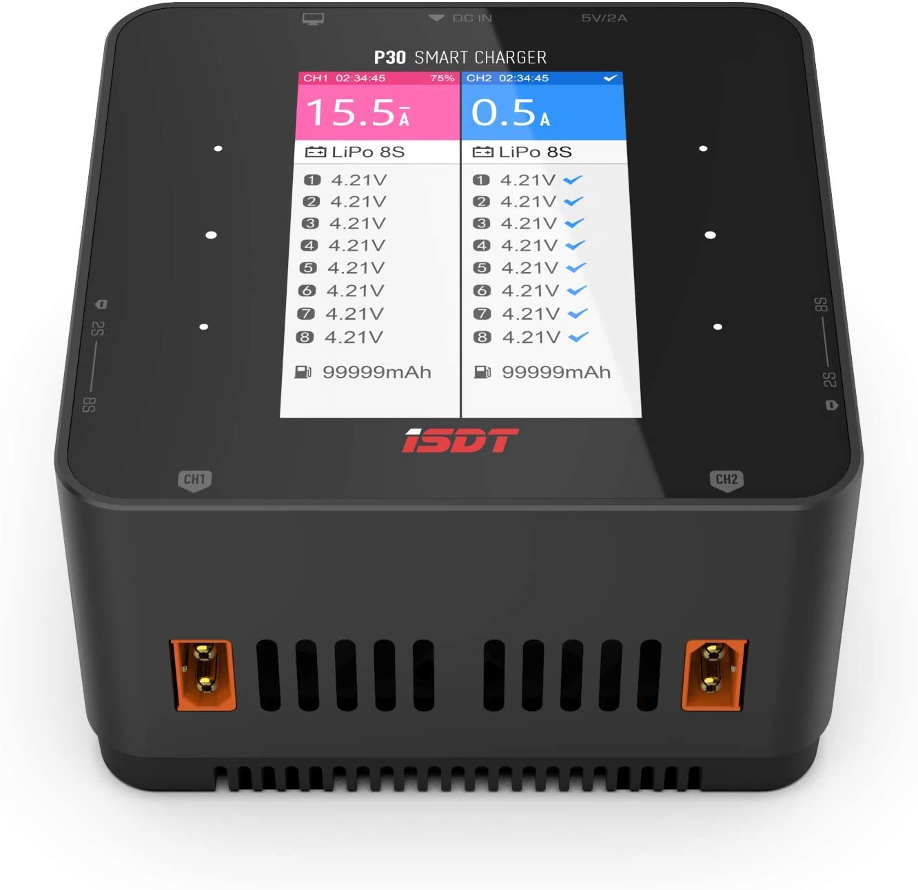 شاحن ISDT P30 ثنائي التوازن بق - مراجعة Drone Racing Charger وسعره