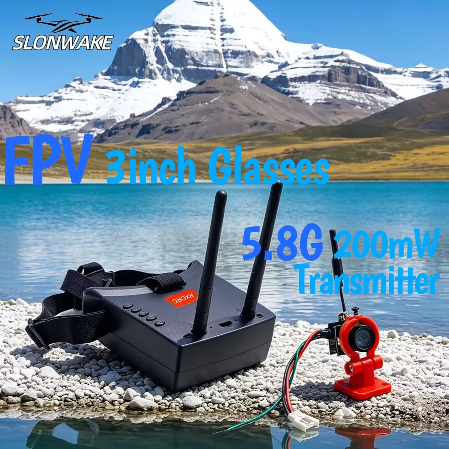 كاميرا إرسال تناظرية SLONWAKE  - مراجعة Drone Racing Vtx وسعره