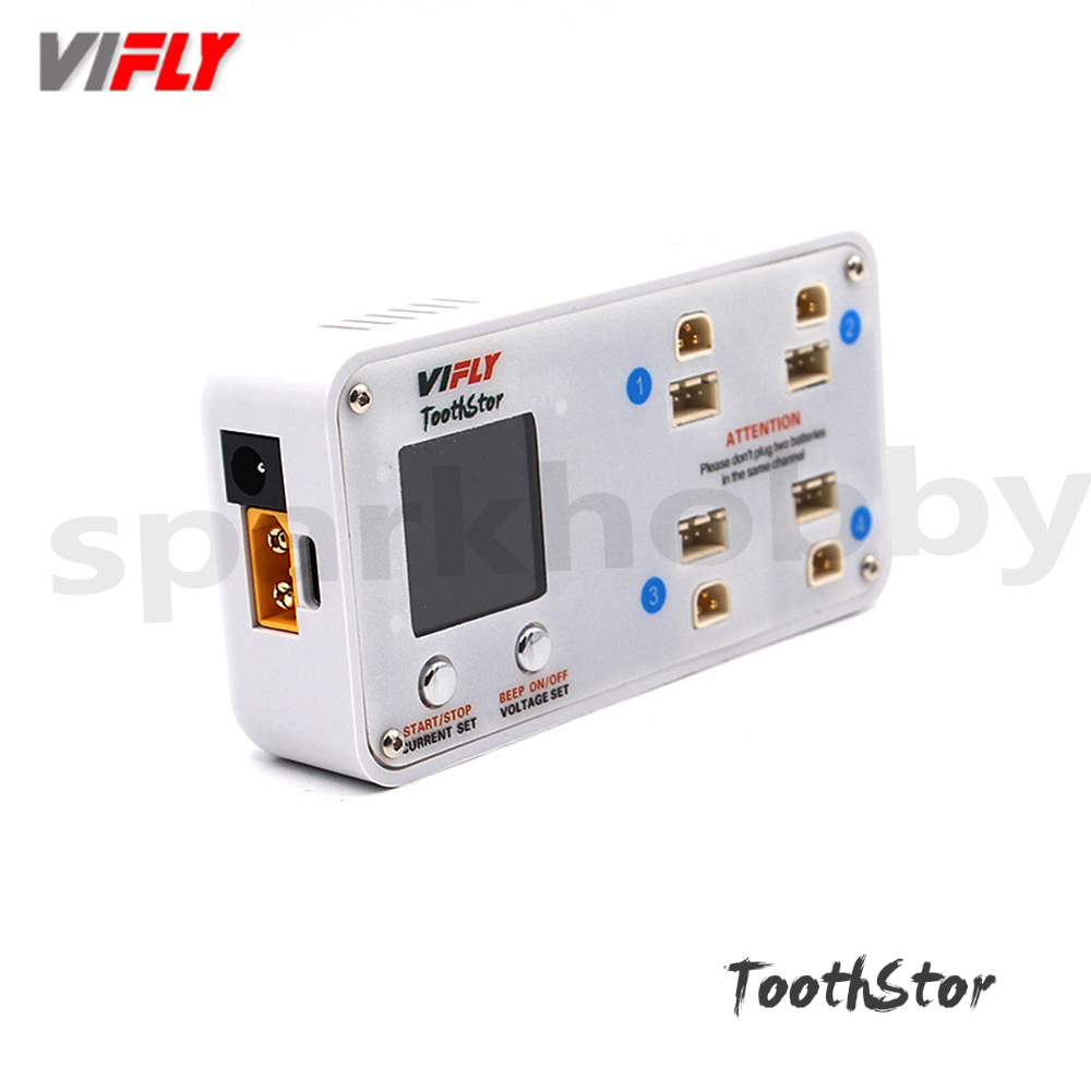 شاحن ميزان VIFLY ToothStor 4 P - مراجعة Drone Racing Charger وسعره