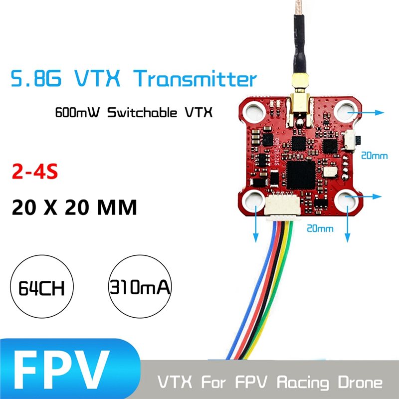 وحدة إرسال إشارة الفيديو التنا - مراجعة Drone Racing Transmitter وسعره