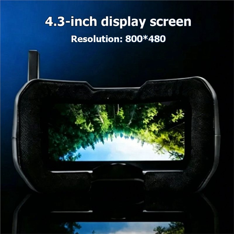 نظارات FPV طراز AA84 HGLRC VR0 - مراجعة Drone Racing Goggles وسعره